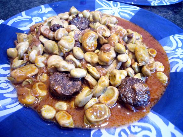 Cómo se hacen las habas a la catalana - Paso 7