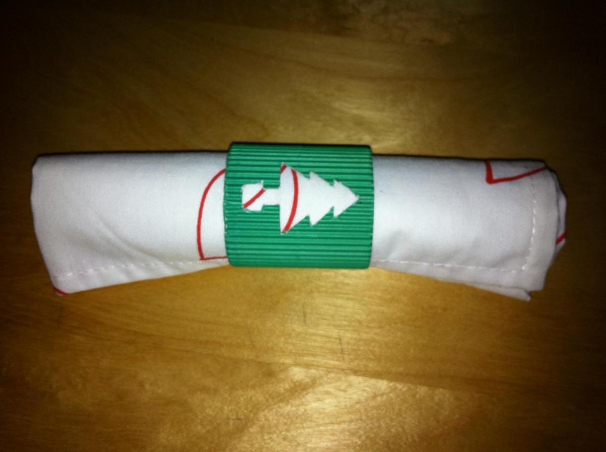 Cómo hacer un servilletero de Navidad