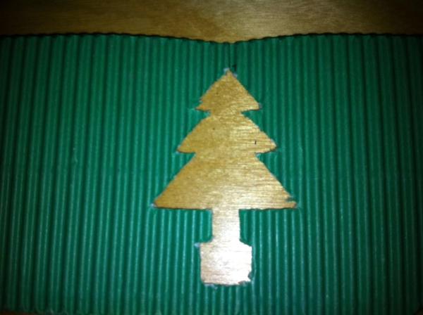 Cómo hacer un servilletero de Navidad - Paso 5