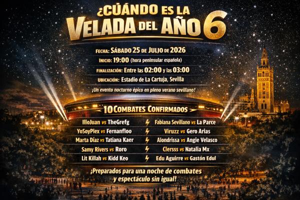¿Cuándo es la velada del año 6 o VI?: fechas, horarios, artistas y todo lo que necesitas saber