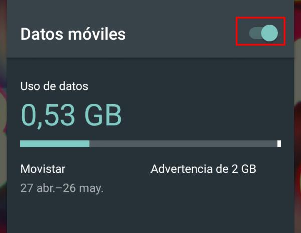 Cómo desactivar el 3G en Android - Paso 6