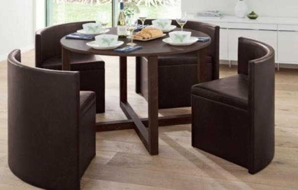 Ingeniosos muebles para ahorrar espacio - La mesa “puzzle”