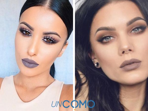 Colores de labiales para morenas - Pintalabios gris lila