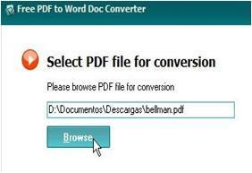 Cómo convertir un pdf a word - Paso 3