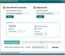 Cómo convertir un pdf a word - Paso 4