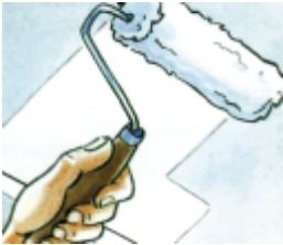 Cómo pintar paredes superficies pintadas con pinturas plásticas o grasas