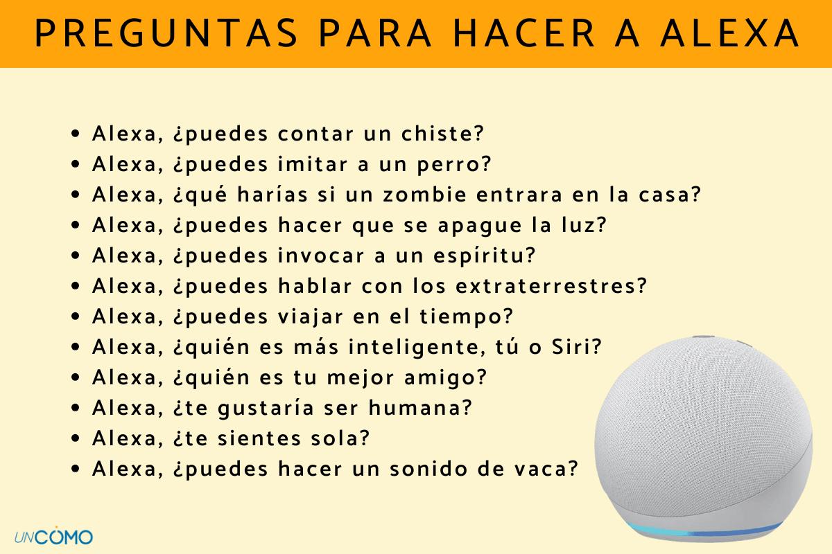 Preguntas para hacer a Alexa: ideas graciosas, de miedo y más