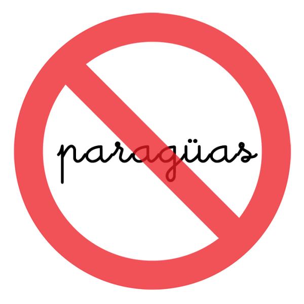 Cómo se escribe paraguas o paragüas - *paragüas 