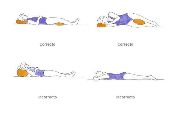 Cómo dormir con dolor de cervicales - Paso 1