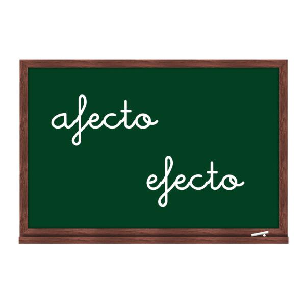 Cuál es la diferencia entre afecto y efecto