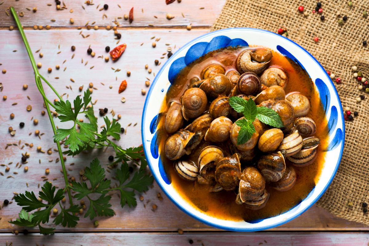 Cómo hacer caracoles a la gormanta