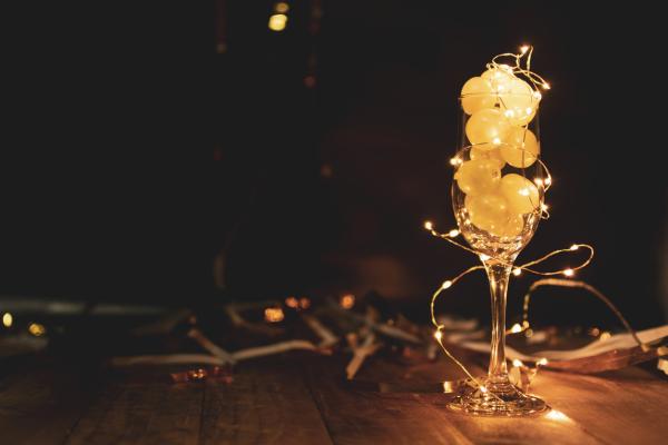 Cómo decorar la mesa para la cena de Fin de Año - Cómo presentar las uvas en Fin de Año