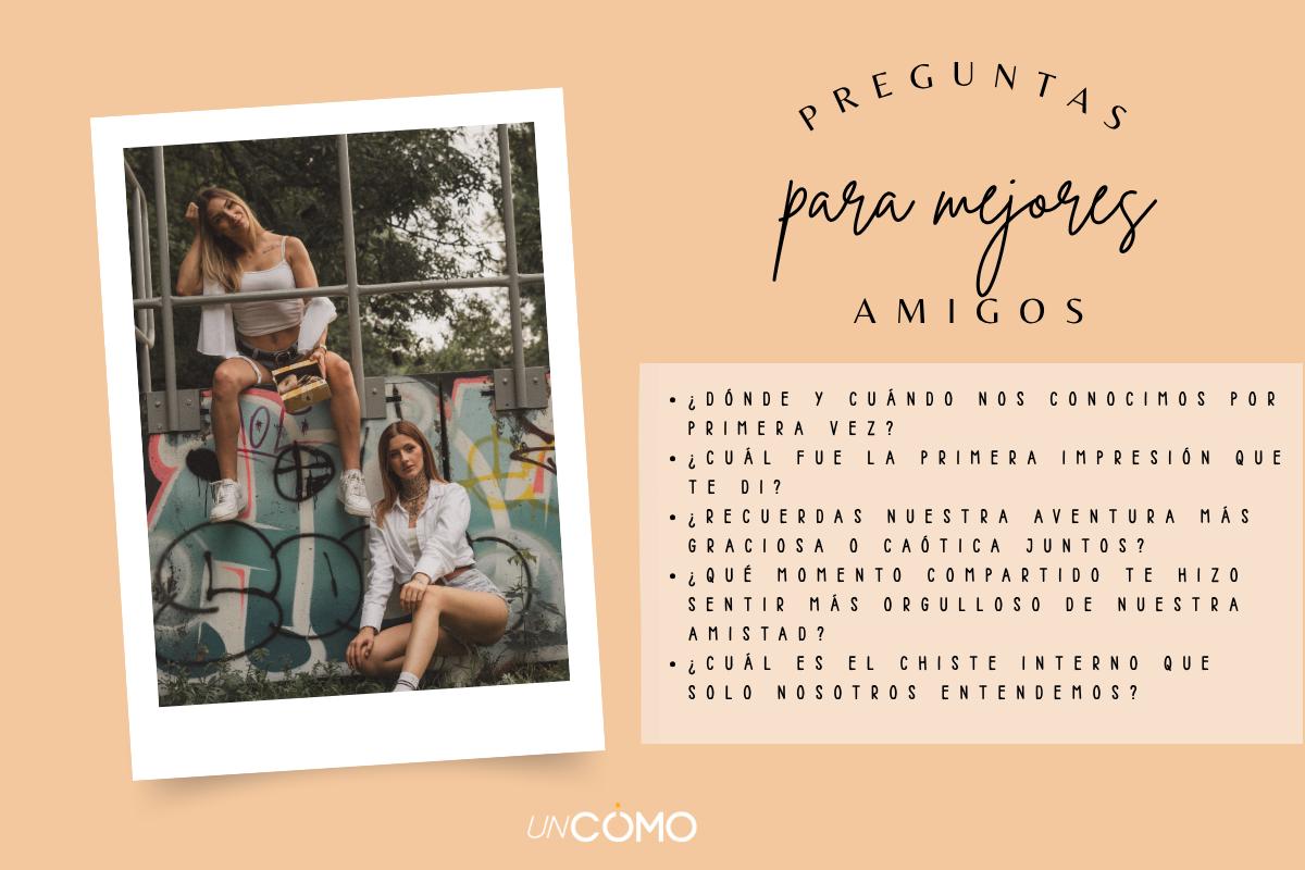 Preguntas para saber si conoces realmente a tu mejor amigo