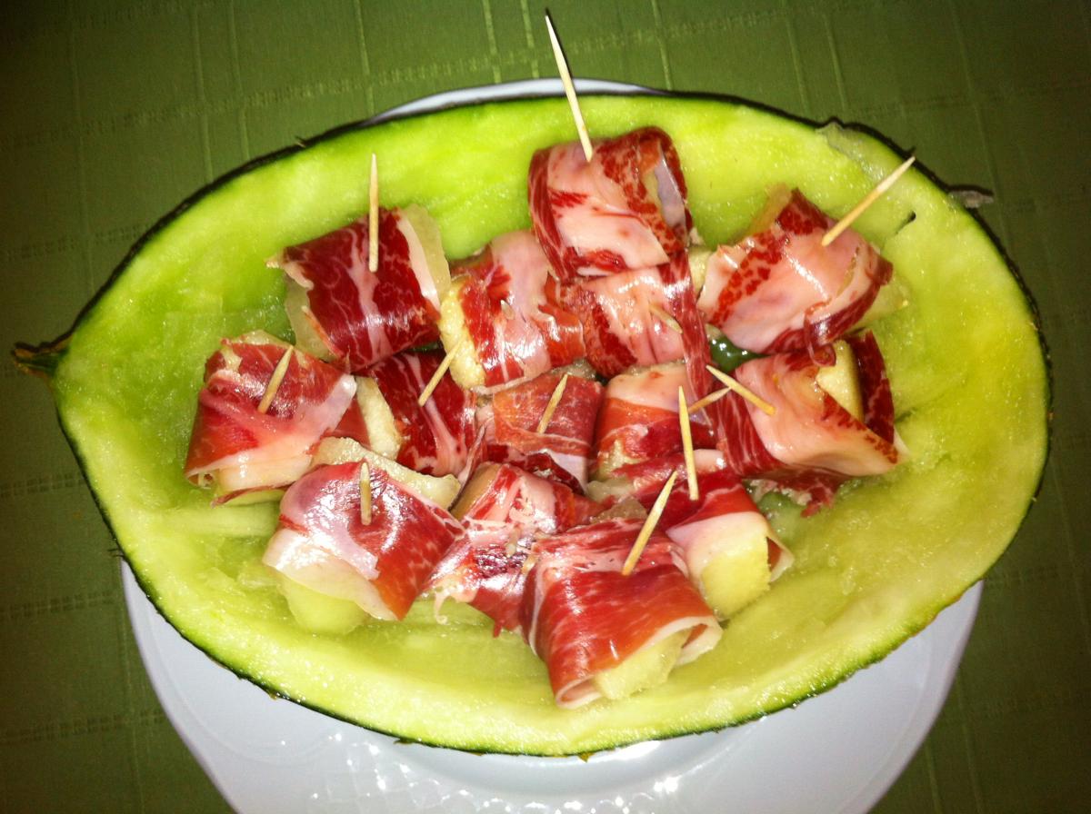 Cómo hacer melón con jamón de una forma muy original