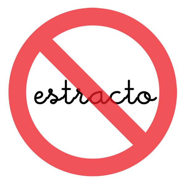 Cómo se escribe estracto o extracto bancario - *estracto 