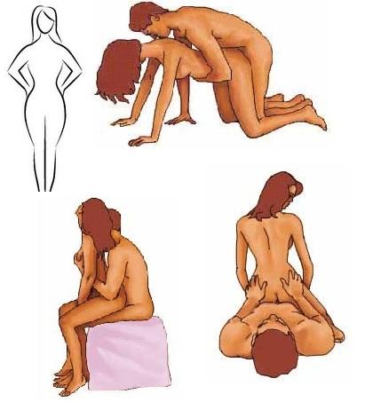 Las mejores posturas sexuales según el tipo de cuerpo - Cuerpos tipo reloj de arena 