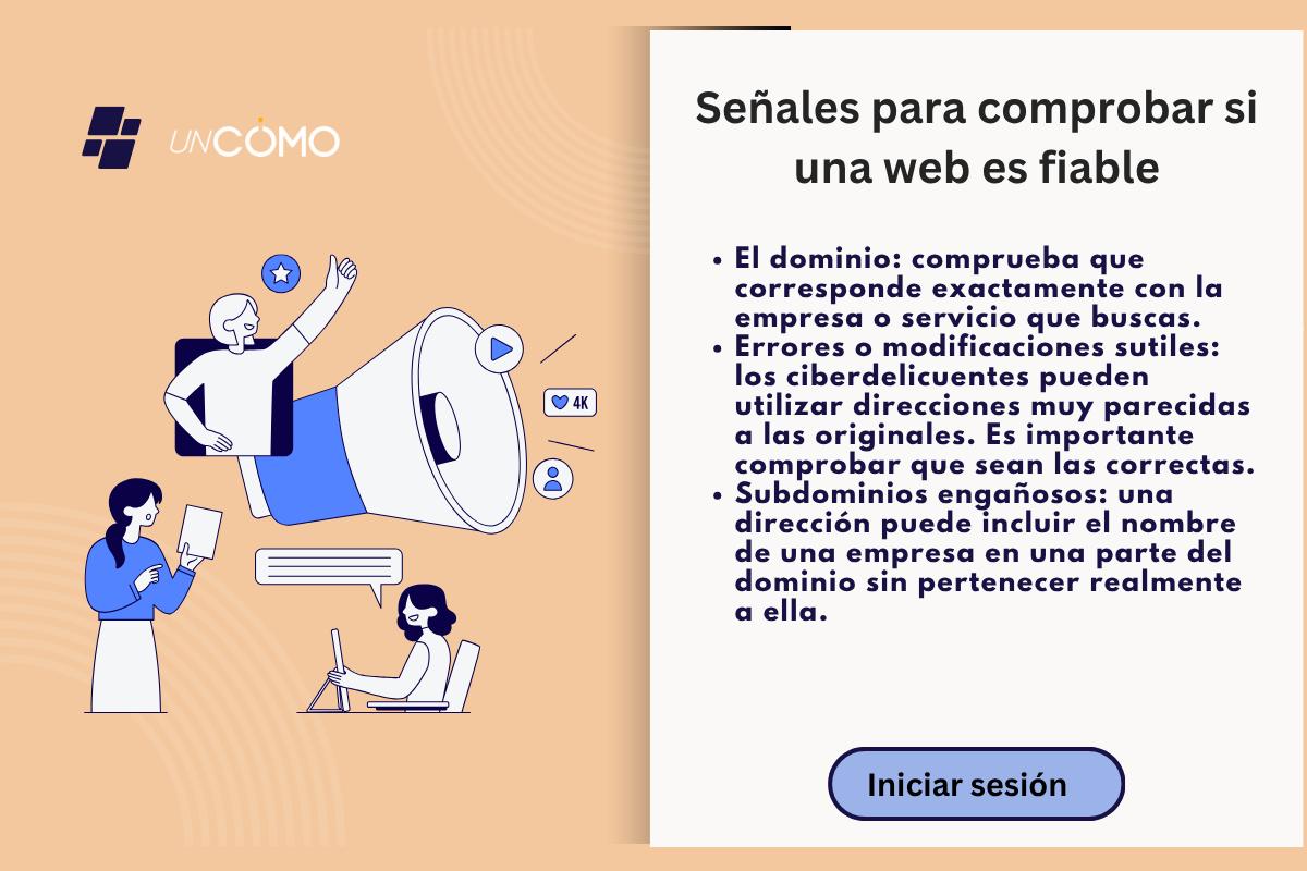 Cómo saber si una página web es segura antes de introducir tus datos