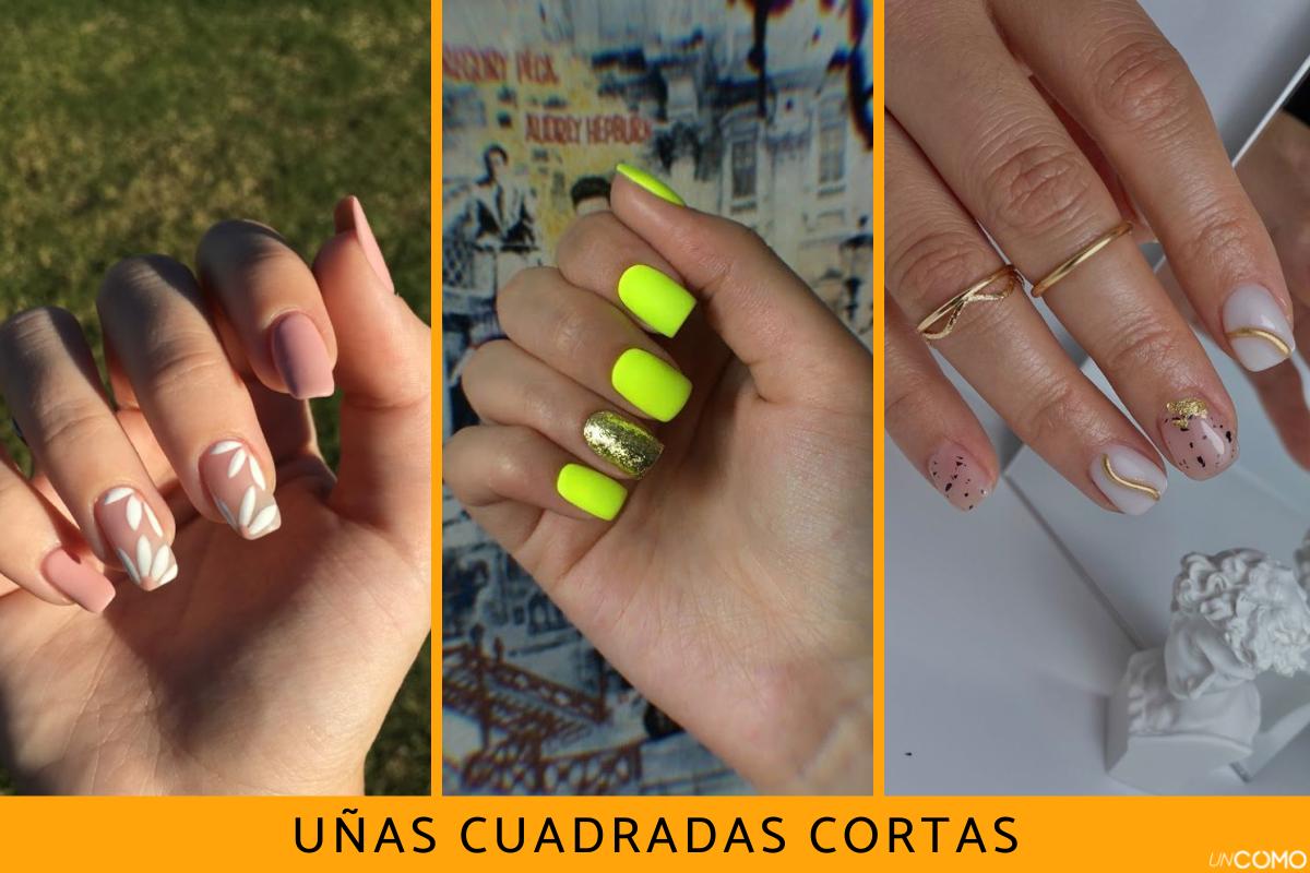 Uñas cuadradas cortas: diseños e ideas para lucirlas espectaculares