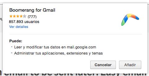 Cómo programar e-mails en Gmail - Paso 2