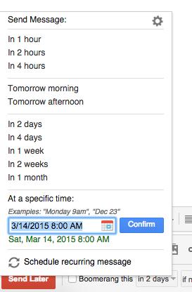 Cómo programar e-mails en Gmail - Paso 5