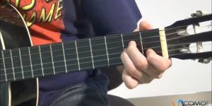 Cómo hacer el acorde LA Menor con la guitarra
