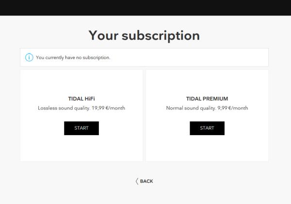 Cómo usar Tidal - Precios de Tidal