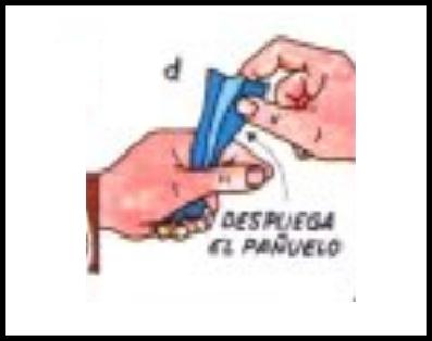 Cómo hacer el truco del pañuelo roto y luego entero - Paso 4