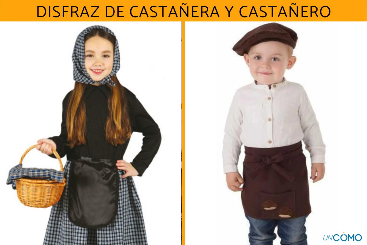 Cómo hacer un disfraz de castañera y castañero casero