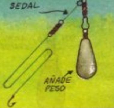 Cómo hacer un aparejo sencillo con plomo para el mar - Paso 5