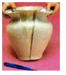 Cómo hacer un mosaico en un jarrón - Paso 2