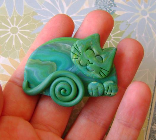 Cómo hacer broches de fimo - Broches en forma de animal