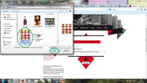 Cómo convertir un archivo png a jpg - Paso 3