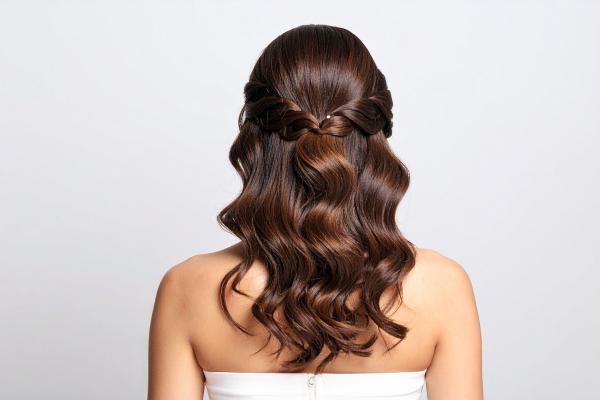 Las mejores ideas de peinados sencillos para hacer en casa - Semirrecogido con volumen