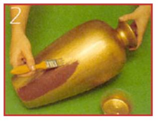 Cómo decorar un jarrón con alquitrán - Paso 2