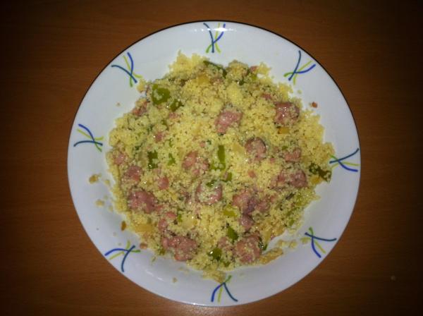 Cómo hacer cuscús con salchichas para dos personas - Paso 7