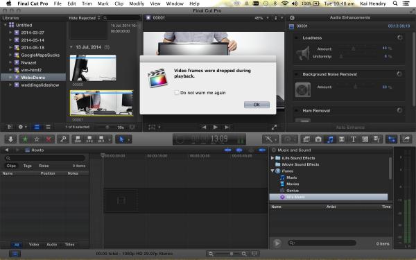 Las mejores aplicaciones para editar vídeos: listado para una edición profesional - Final Cut Pro (Solo Mac)