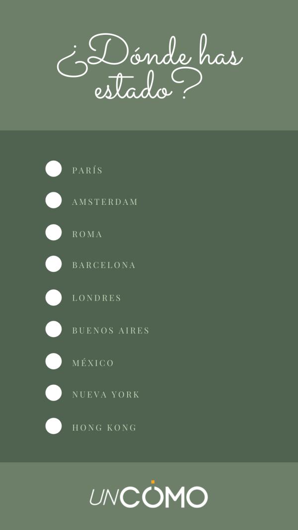 20 cadenas para Instagram - Dónde has estado