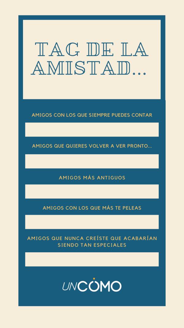 20 cadenas para Instagram - Tag de la amistad