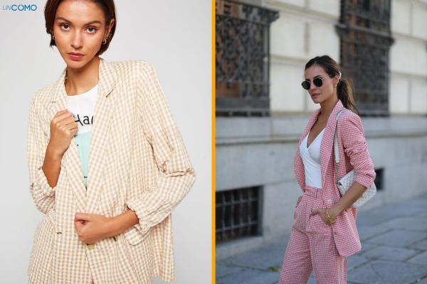Cuadros Vichy: qué son y cómo combinar el estampado en tendencia - Blazers con cuadros Vichy