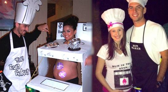 Disfraces de Halloween para embarazadas - Disfraz de mamá cocinera para Halloween