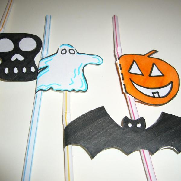 Cómo hacer pajitas para Halloween - Paso 6
