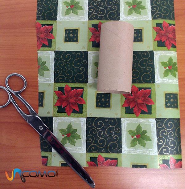 Cómo hacer Christmas crackers - Paso 2