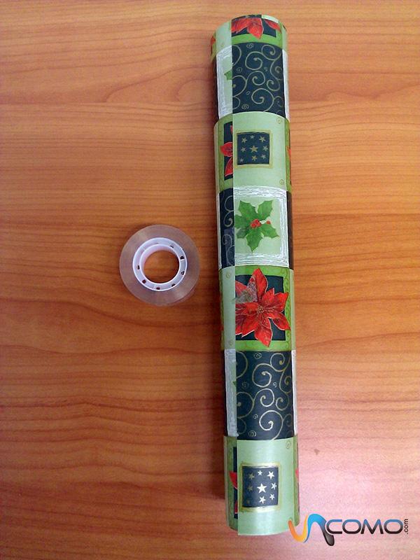 Cómo hacer Christmas crackers - Paso 5