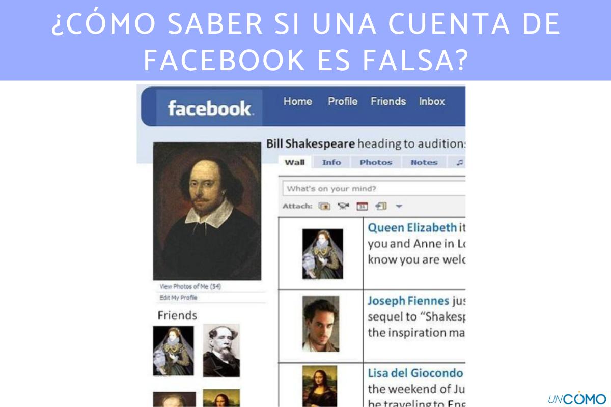 Cómo saber si una cuenta de Facebook es falsa