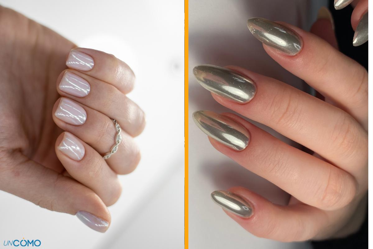 Uñas con efecto espejo: qué son, cómo hacerlas y diseños populares