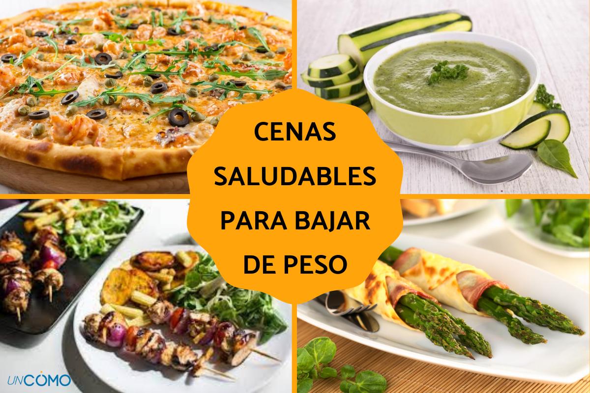 Cenas saludables para bajar de peso