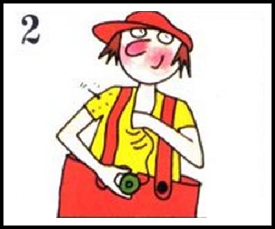 Cómo hacer el truco del hilo sin fin - Paso 2