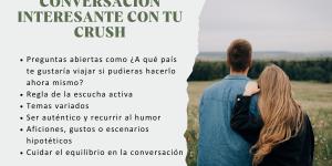 Cómo mantener una conversación interesante con tu crush