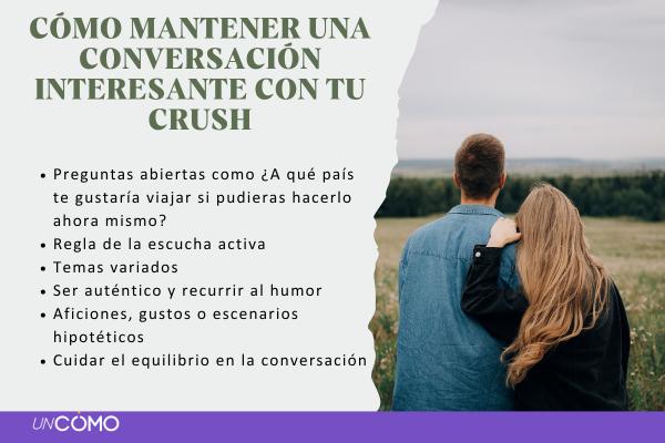 Cómo mantener una conversación interesante con tu crush - Ser auténtico y recurrir al humor
