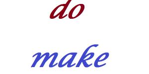 Cuál es la diferencia entre do y make en inglés